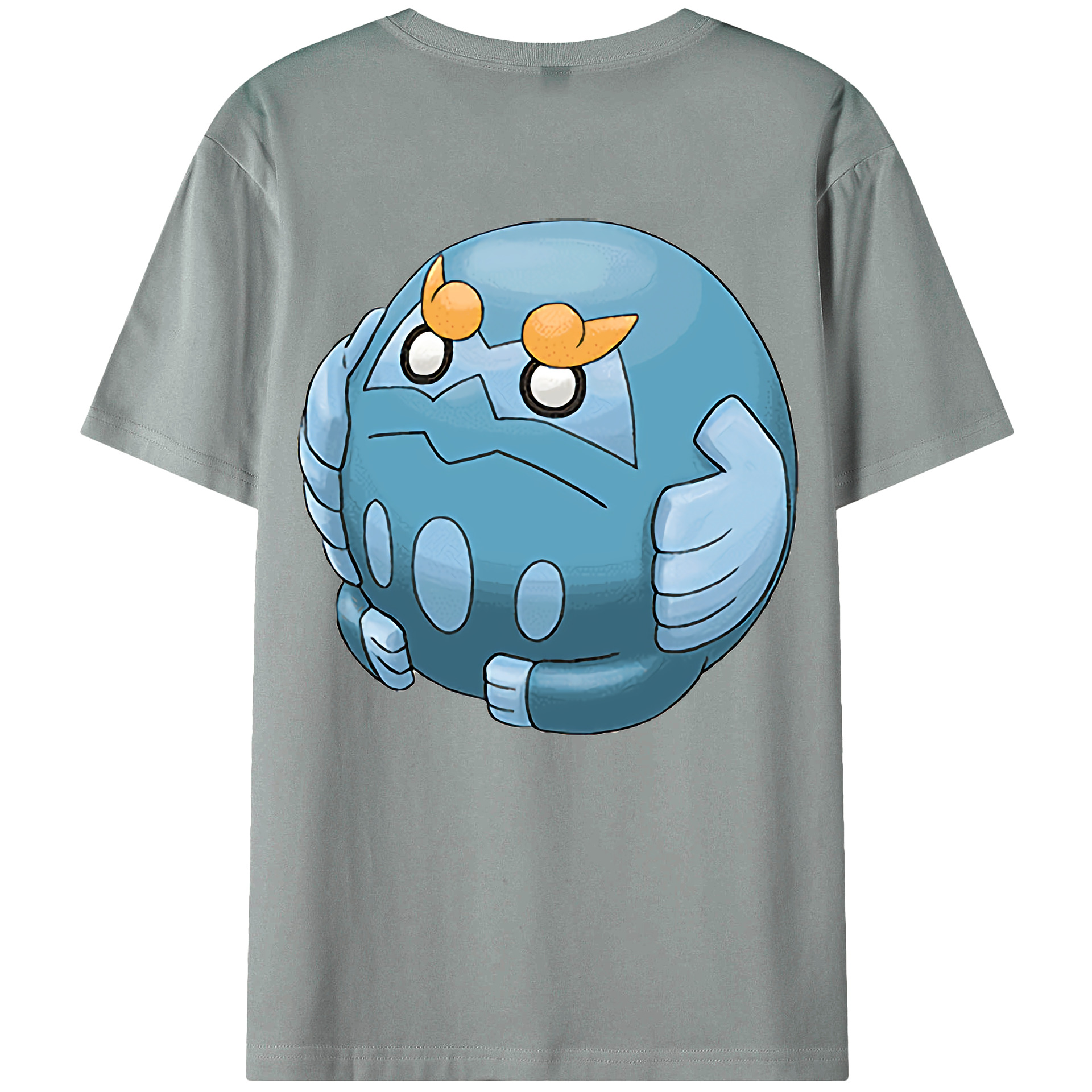 （画像用） ポケットモンスター Pokémon 綿100％ メンズ半袖Tシャツ（バックプリント） 通気性